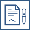 real estate contracts contracts icons